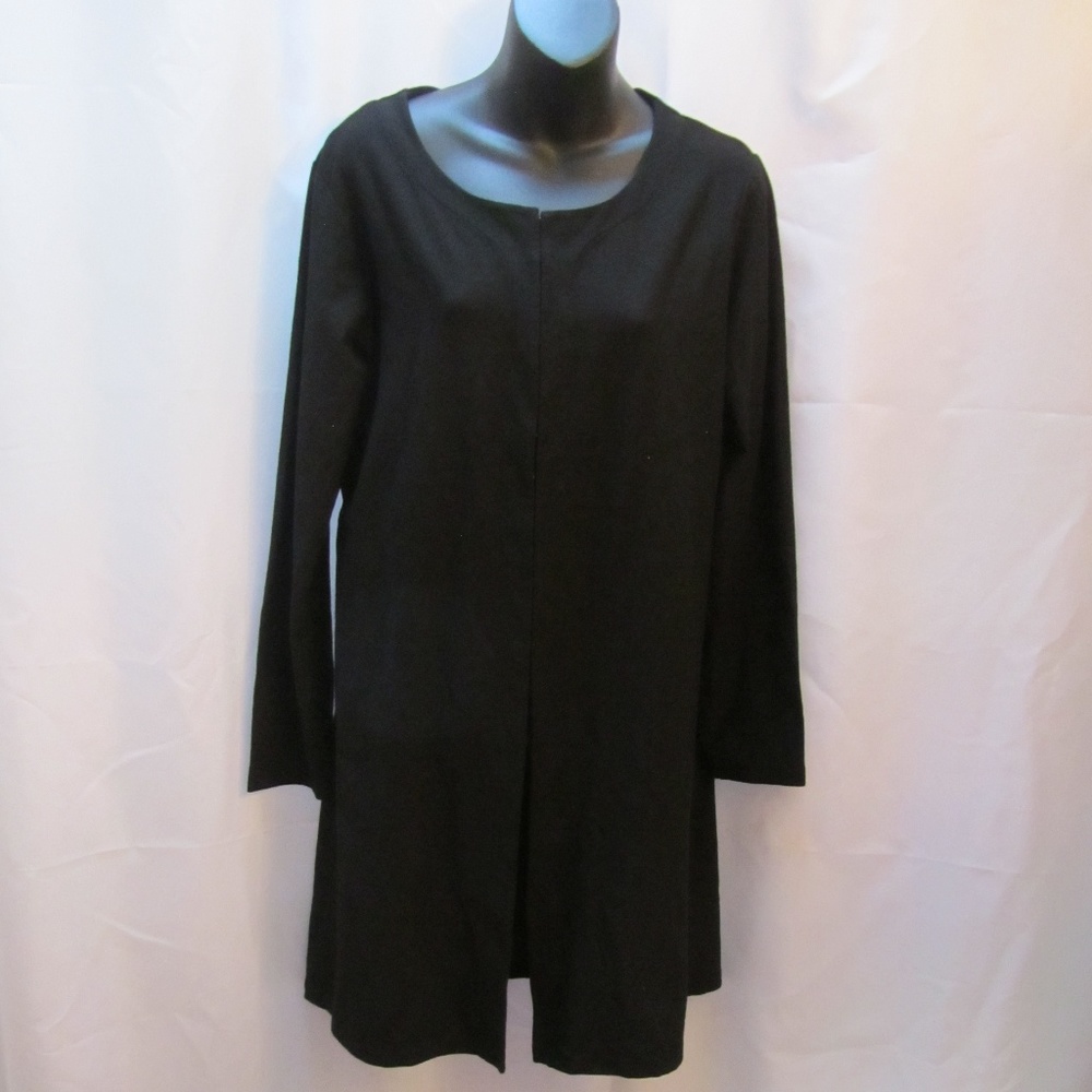 J Jill Long Sleeve Hook-And-Eye Fastened Tunic Top